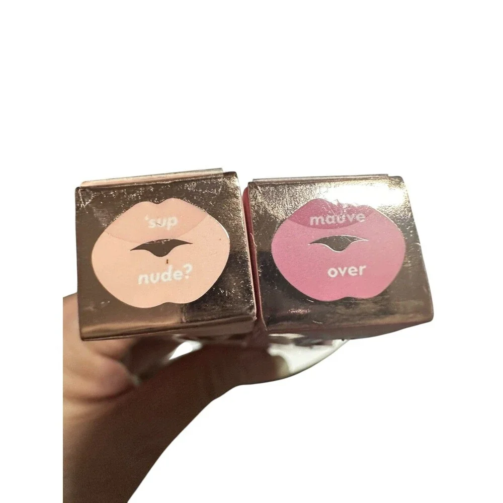 New! 2PK The Creme Shop LipLock Lip Liner *Sup Nude* & *Mauve Over*